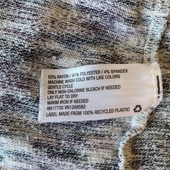 Knox Rose Knit Gray Handkerchief Cardigan Women’s Size XXL - Picture 10 of 10